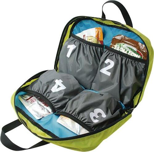 ポイント2:スタッフバッグで荷物を整理する