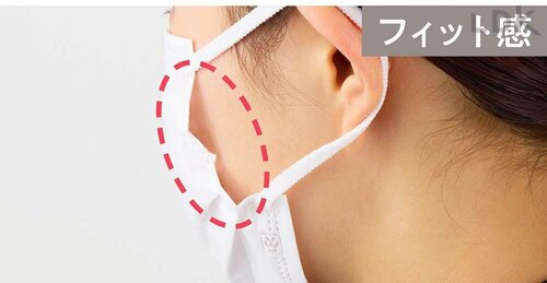 フィット感 不織布マスクおすすめ イメージ