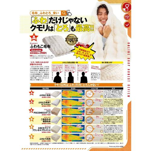 寒い季節におすすめのふわふわ毛布＆暖かい毛布を徹底比較！ 毛布おすすめ イメージ