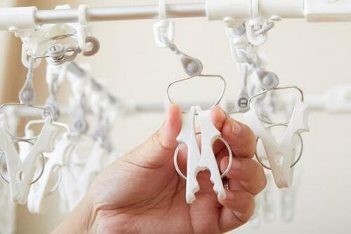 鋼線の吊り紐は丈夫だけど絡みやすくて洗濯物が落ちる イメージ