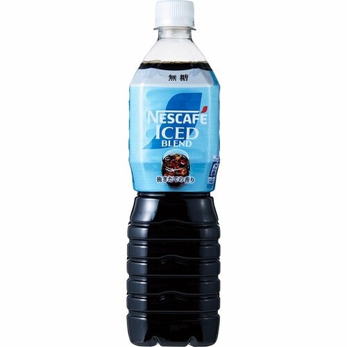 ブラックペットボトル・缶コーヒーおすすめ ネスレ日本 ネスカフェ アイスブレンド ボトルコーヒー 無糖 イメージ