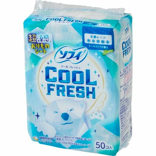パンティライナーおすすめ ソフィ クールフレッシュ 超涼感おりものシート イメージ1