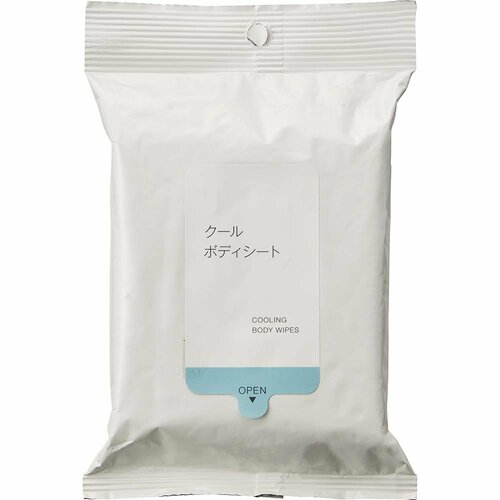汗拭きシートおすすめ 無印良品 クールボディシート イメージ