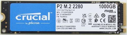 M.2 SSDおすすめ クルーシャル P2 CT1000P2SSD8JP イメージ1