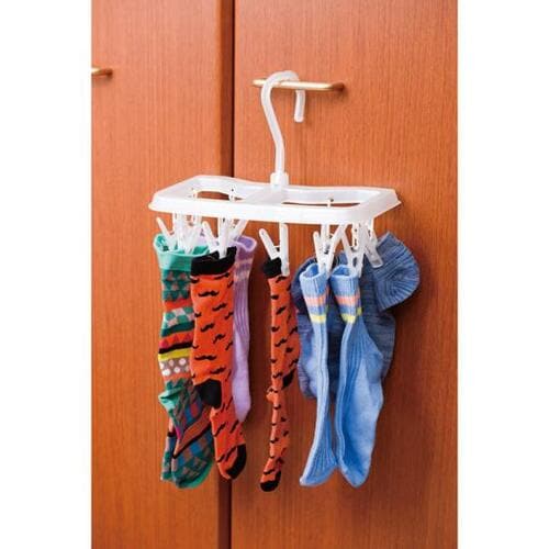 【その②】引っかけるだけ！壁に当たらずにちゃんと干せます イメージ