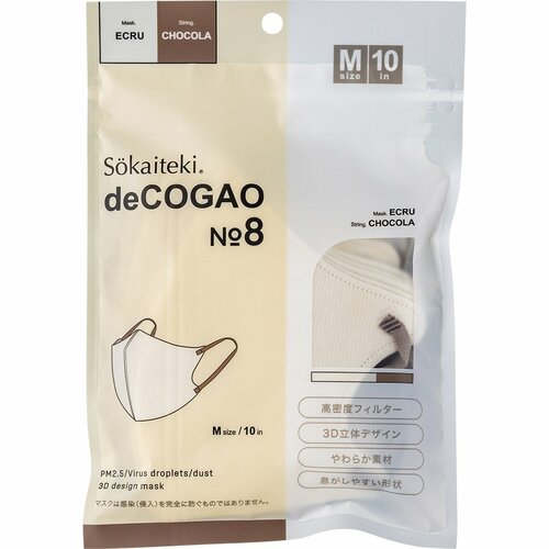 不織布マスクおすすめ Sokaiteki Sokaiteki deCOGAO No.8 イメージ1
