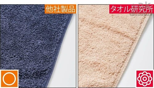 繊維みっちりな手触り LDKベストバイバスタオルおすすめ イメージ