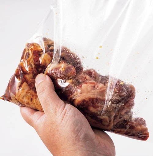 焼く直前にタレに漬けよう! 焼肉プレートおすすめ イメージ