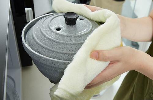 12位: 旭金属「メトレフランセ ライススチーマー ジャポネ ストーン」 料理家が選ぶ電子レンジ炊飯器おすすめ イメージ2