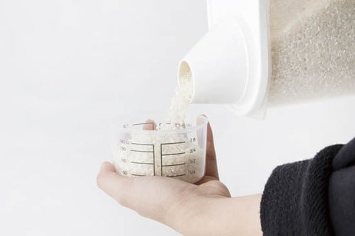 フタが計量器になっていて便利です イメージ