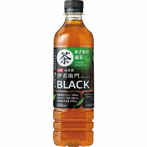 ペットボトル緑茶おすすめ サントリーフーズ 伊右衛門 BLACK イメージ1