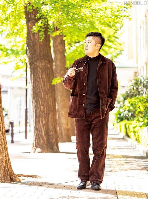 カジュアルできちんと感もある、大人の黒×茶スタイル! 格安メンズファッションコーデおすすめ イメージ