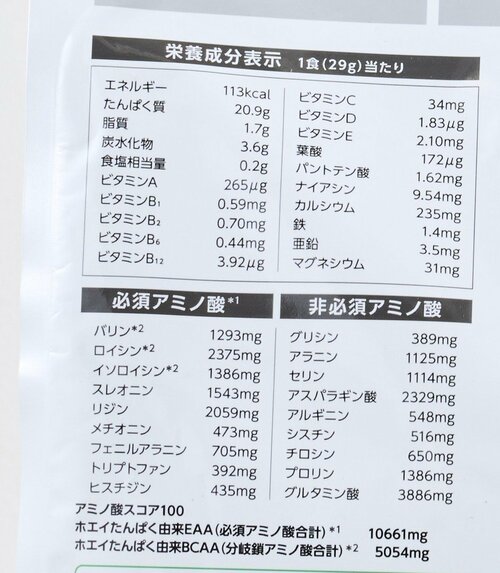 選び方1:栄養量で見る プロテインおすすめ イメージ