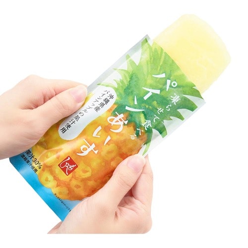 無印良品のコーヒーゼリーと凍らせて食べるアイスおすすめ もへじ 凍らせて食べる パインあいす 100g イメージ1