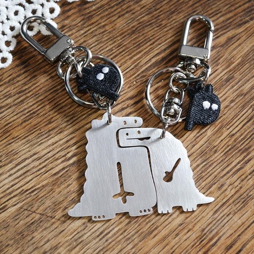 食べちゃうほど大好き? Peej 「恐竜ペアキーホルダー」 イメージ2