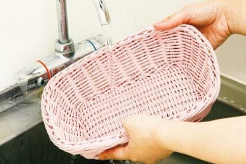 水洗いできてお手入れも簡単！ 「レンジで使えるバスケット」 イメージ3