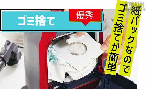 ゴミ捨て：優秀 キャニスター掃除機おすすめ イメージ