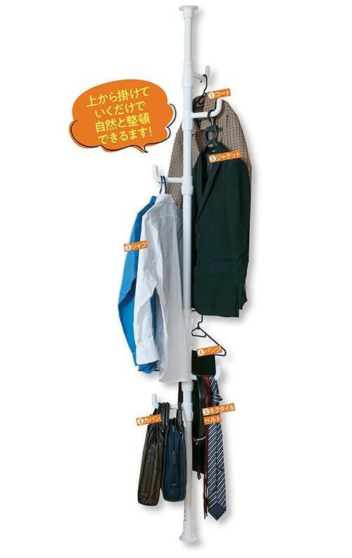 洋服を上から掛けるだけ場所も取らず超便利です イメージ6
