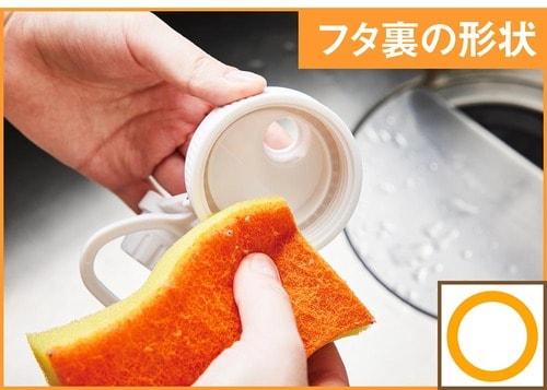 シンプルなフタ裏 スポーツ向け水筒おすすめ イメージ