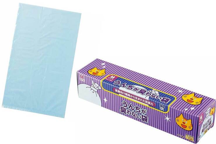 消臭力が抜群なおすすめゴミ袋はBOS「うんちが臭わない袋」夏の生ゴミのニオイ対策にのイメージ