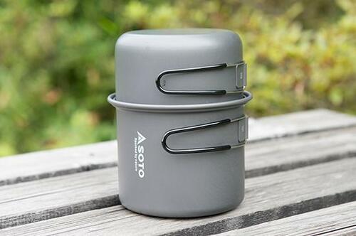 ソト(SOTO):アルミクッカーセットM:アウトドアグッズ