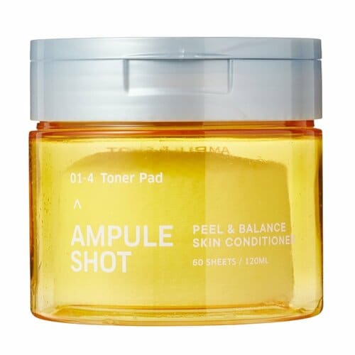 トナーパッドおすすめ ボトルワークス アンプルショット ピール&バランス スキンコンディショナー トナーパッド イメージ1