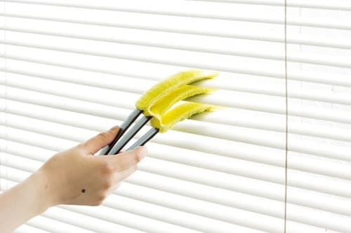 ⑦同時に2列半拭きとれる時短ブラインドクリーナー