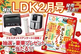 雑誌『LDK』読者プレゼント応募ページ　アンケートに答えて豪華プレゼントをゲット♡