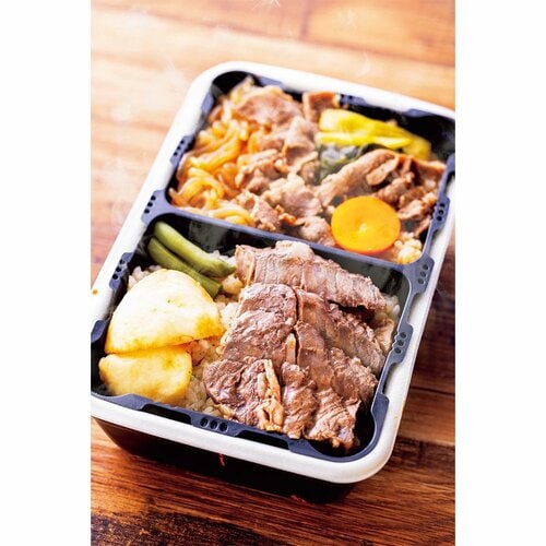 駅弁おすすめ 淡路屋 あっちっち神戸のすきやきとステーキ弁当 イメージ2