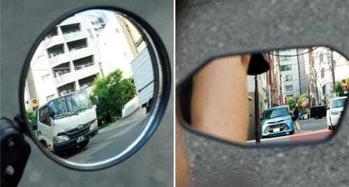 選び方1：ミラーの形状で選ぶ 自転車用ミラーおすすめ イメージ