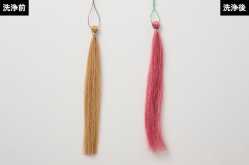 テスト1：カラーチャージ力 ヘアカラーを変えるピンクシャンプーおすすめ イメージ