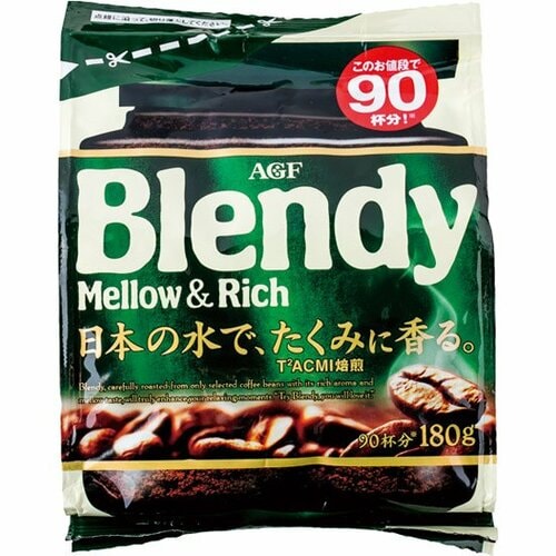 AGF:ブレンディ メロウ＆リッチ 180ｇ:インスタントコーヒー 