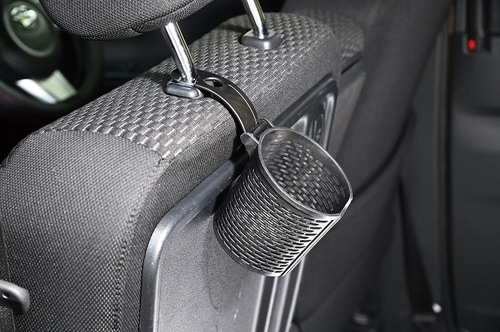 【同率2位】ダイソー「ヘッドレスト用 小物ポケット」 車用小物入れおすすめ イメージ