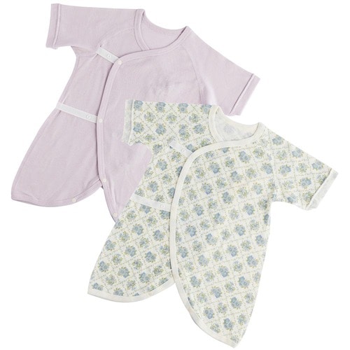 ベビー肌着おすすめ バースデイ コンビ肌着 2枚組 スナップ ボタンタイプ イメージ1