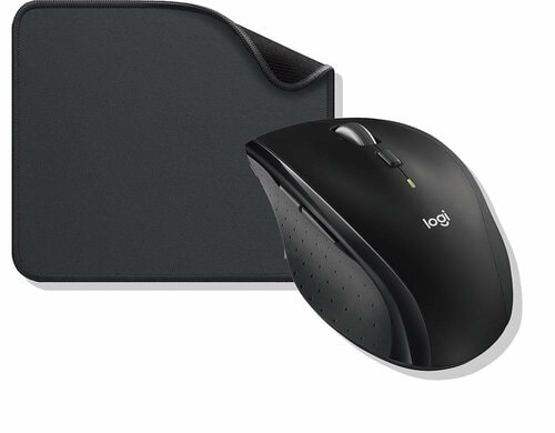 マウスはワイヤレスで握りやすい形状「SEB-M705+MP10GR」 イメージ