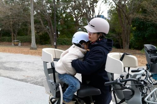 リアシートに子どもを乗せやすい ヤマハ PAS babbyおすすめ イメージ