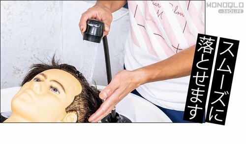 【洗い落としやすさ】泡立ちがやさしいシャンプーでも汚れはバッチリ落ちる メンズヘアスプレーおすすめ イメージ