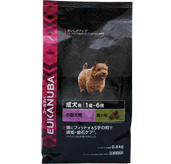 マースジャパン:ユーカヌバ 成犬用 1歳~6歳 小型犬用 超小粒:ドッグフード
