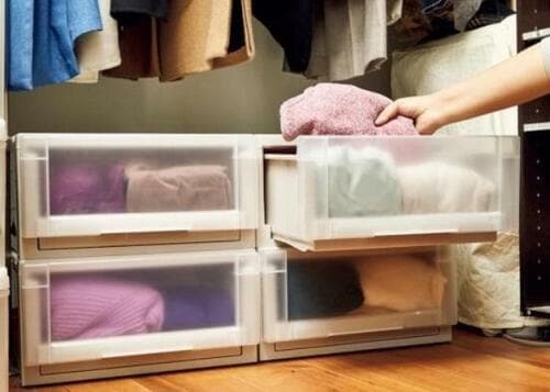 洋服は浅型ケースに入れて節約！ 天馬「フィッツユニットケース 4020」 イメージ2