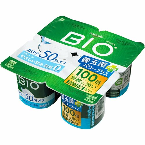 ヨーグルトおすすめ ダノンジャパン ダノンビオ プレーン・カロリー50%オフ やさしい甘み イメージ1