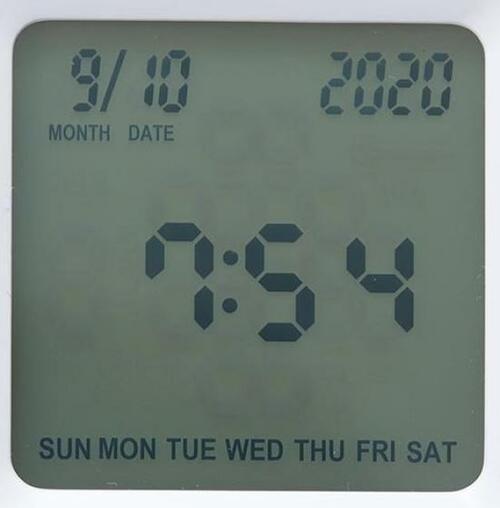 ニトリ「デジタル時計 ピルエ」 イメージ2