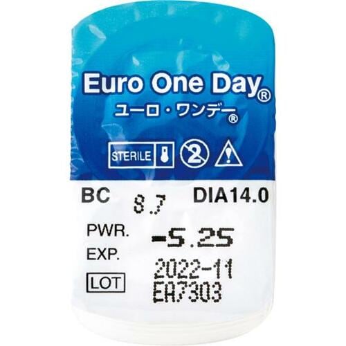 ユーロビジョン(Euro Vision):ユーロ ワンデー ブルー:コンタクトレンズ