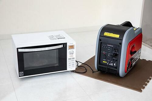 残念! 500Wでも電子レンジは使えず…… イメージ