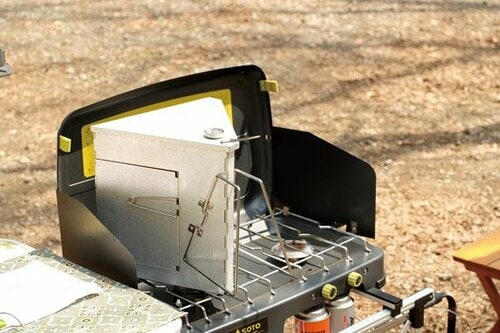 コンパクトサイズながら鉄製！コレがあればすぐに燻製できます イメージ2