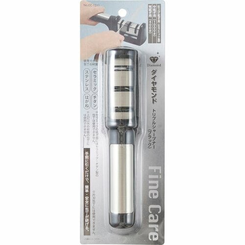 包丁研ぎ器・シャープナーおすすめ パール金属 ファインケア ダイヤモンドトリプルシャープナー イメージ2