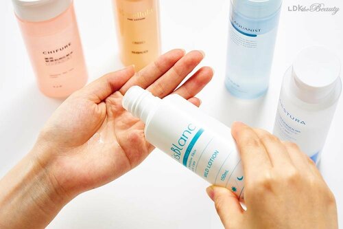 化粧水の使い心地 化粧水&乳液・クリームのライン使いおすすめ イメージ