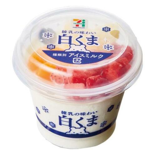セブン-イレブン:練乳の味わい白くま:アイス