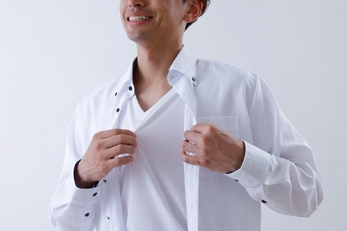 選び方2：吸水速乾力（吸汗速乾力） メンズ冷感インナーシャツおすすめ イメージ
