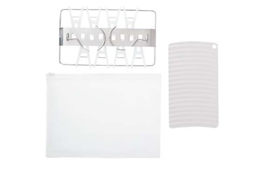 無印良品:MUJI:無印:携帯グッズ:携帯用ランドリーセット:洗濯板・ミニ角型ハンガー:旅行グッズ