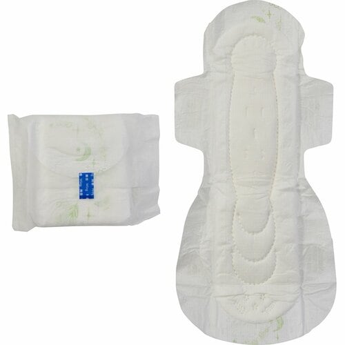 夜用生理ナプキンおすすめ ロリエ しあわせ素肌 ボタニカルコットン100％ 特に多い夜用 羽つき(8個入) イメージ2